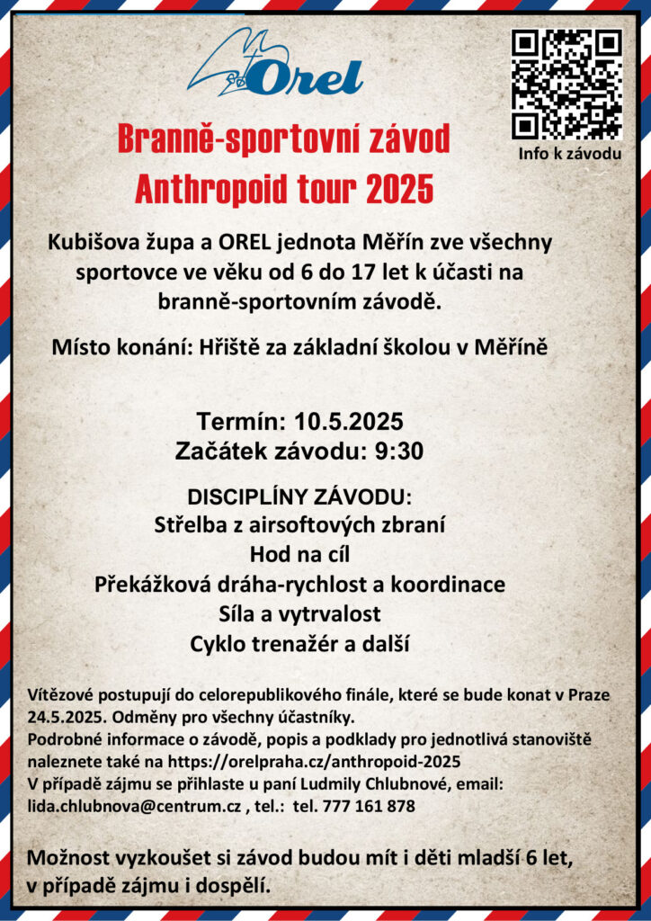 Plakát na Anthropoid tour 2025 s informacemi